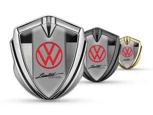 VW Metal Domed Emblem Tuning Design Shiny Max